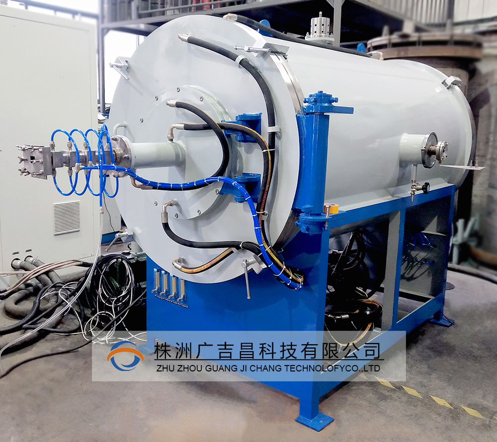 碳纖維連續(xù)石墨化爐設(shè)備完成工作